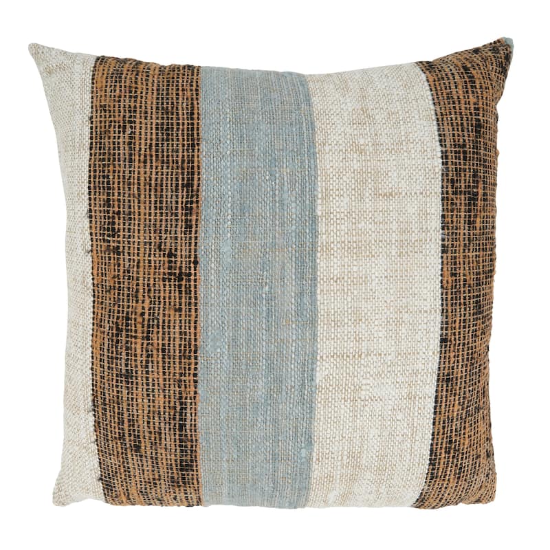 Banded Design Throw Pillow - 20"x20" - Cover Only