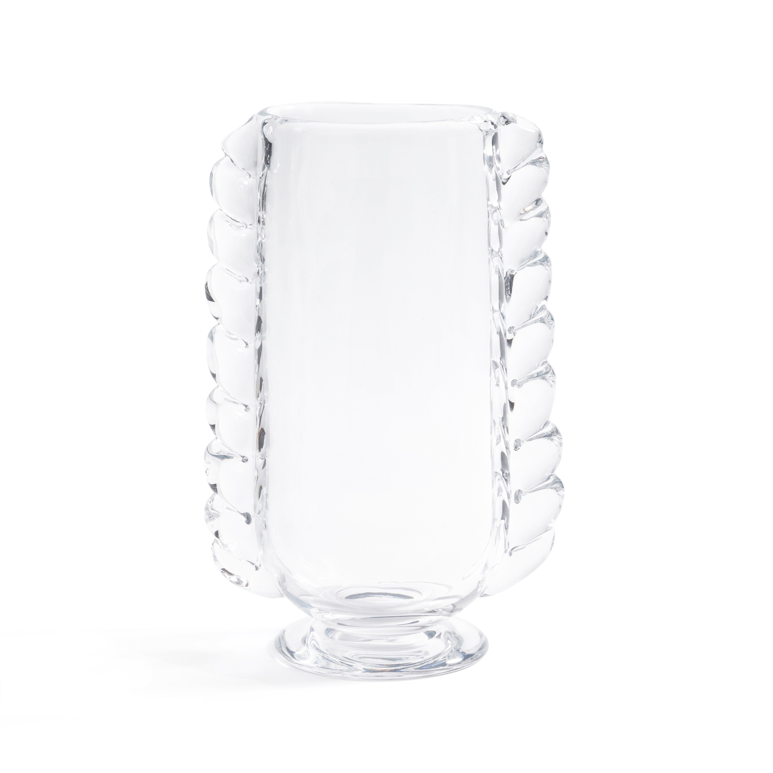 Vintage Braided Glass Vase