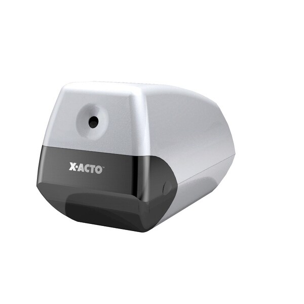 X-ACTO Helix Electric Non-Skid Steel Pencil Sharpener, 3 x 6-1/2 x 4-1/2 Inches, Silver. Opens flyout.