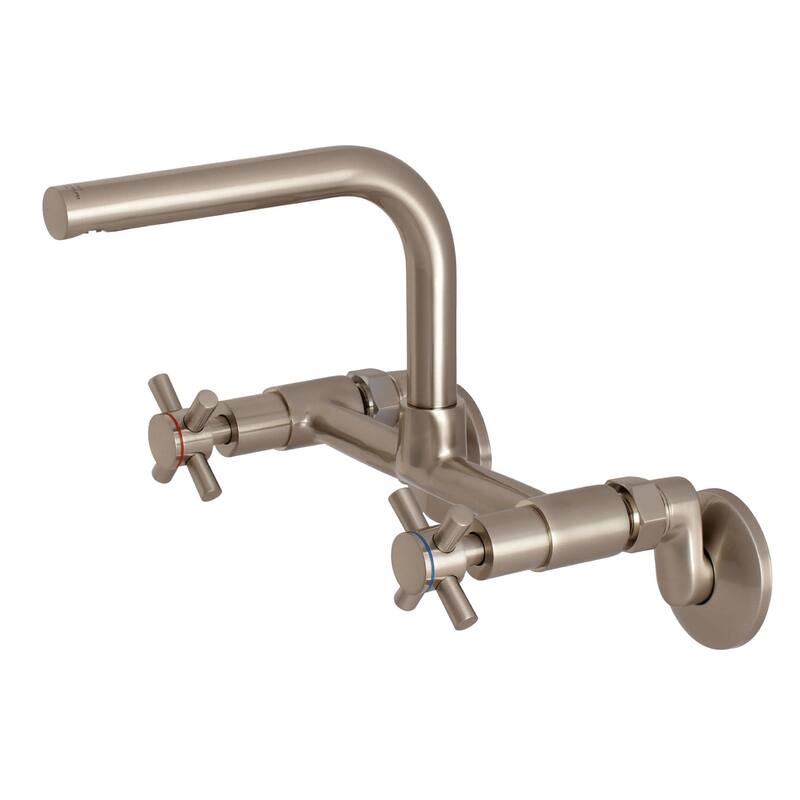 Kingston Brass Concord 1.8 GPM Wall Mounted Bridge Kitchen Faucet