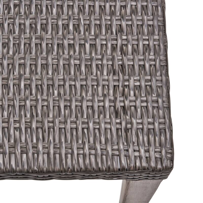 WOOD + WICKER Ottoman Comfortable choice, multiple functions, classic design, and cozy corners
