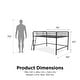 preview thumbnail 15 of 20, Avenue Greene Avery Junior Full Metal Loft Bed