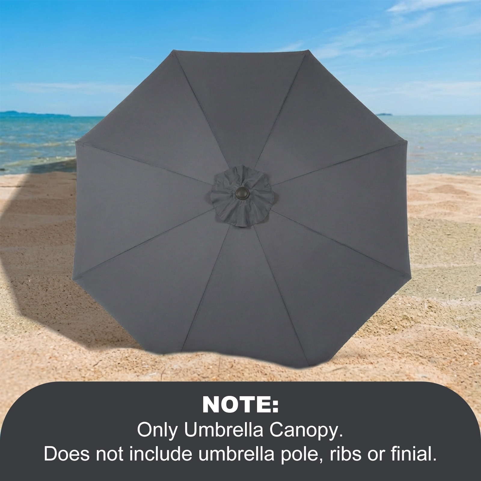 9 foot patio umbrella replacement canopy ABCCANOPY 9FT Only OLEFIN 5-Year Non Fading Yellow this canopy shields you from harsh sun rays while ensuring top 9 Ft Patio Umbrella Replacement