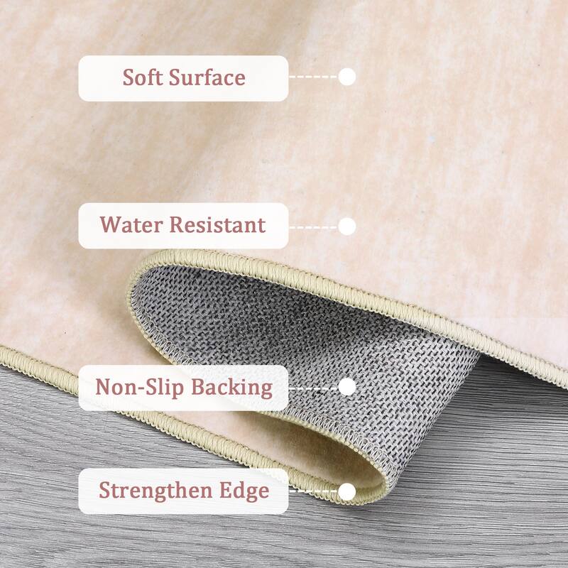Garvee Modern Abstract Solid Area Rug