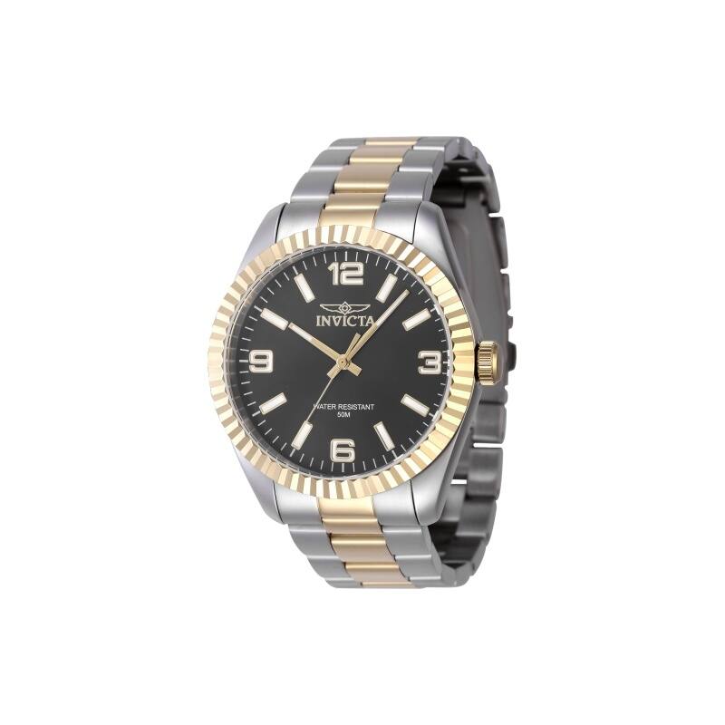 Invicta Men's 47453 Specialty Quartz 3 Hand Black Dial Watch