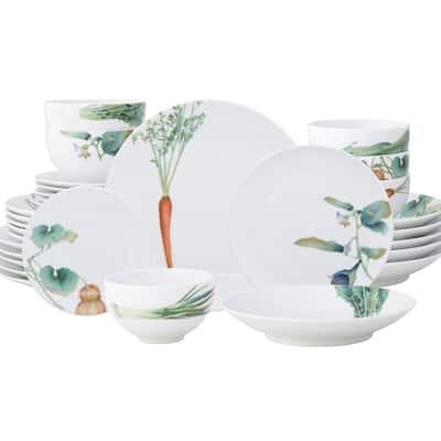 Kyoka Shunsai 30-Piece Dinnerware Set, Service for 6