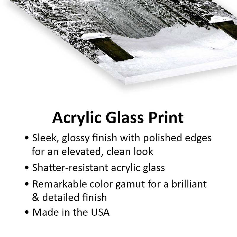 Winter Time Print On Acrylic Glass by Unknown Artist