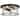 2-Light Flush Mount Water Rippled Glass Ceiling Light with Metal Frame