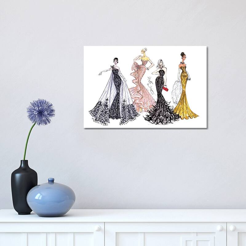 iCanvas "Red Carpet Glam" by Hayden Williams Canvas Print - 12x18x1.5