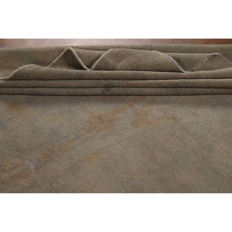 Oushak Oriental Area Rug Handmade Wool Carpet - 8'3"x 11'1"