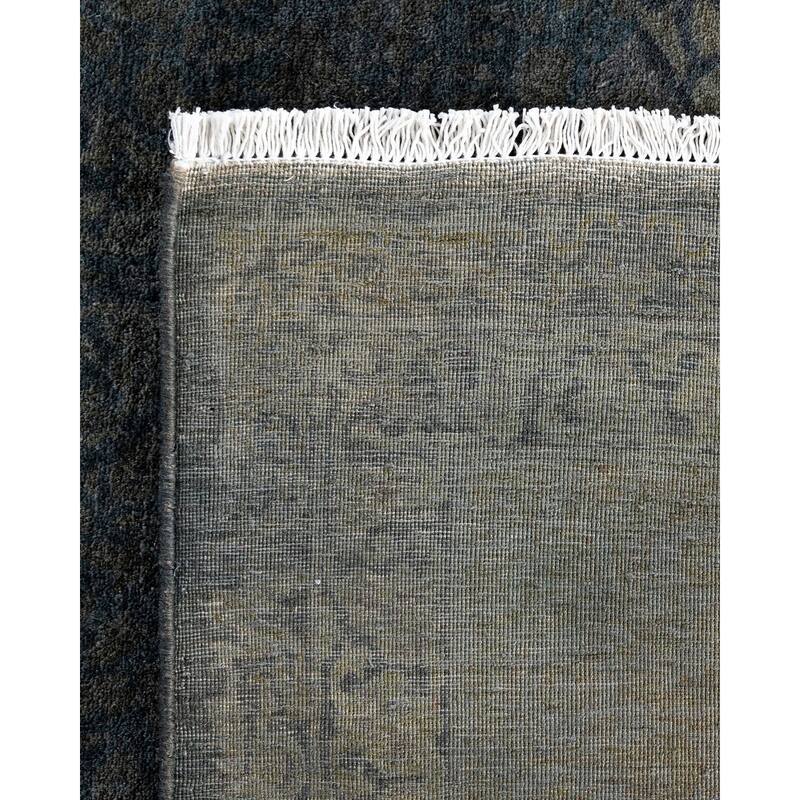 Fine Vibrance One-of-a-Kind Hand-Knotted Area Rug - Gray, 6' 3" x 9' 5" - 6' 3" x 9' 5"