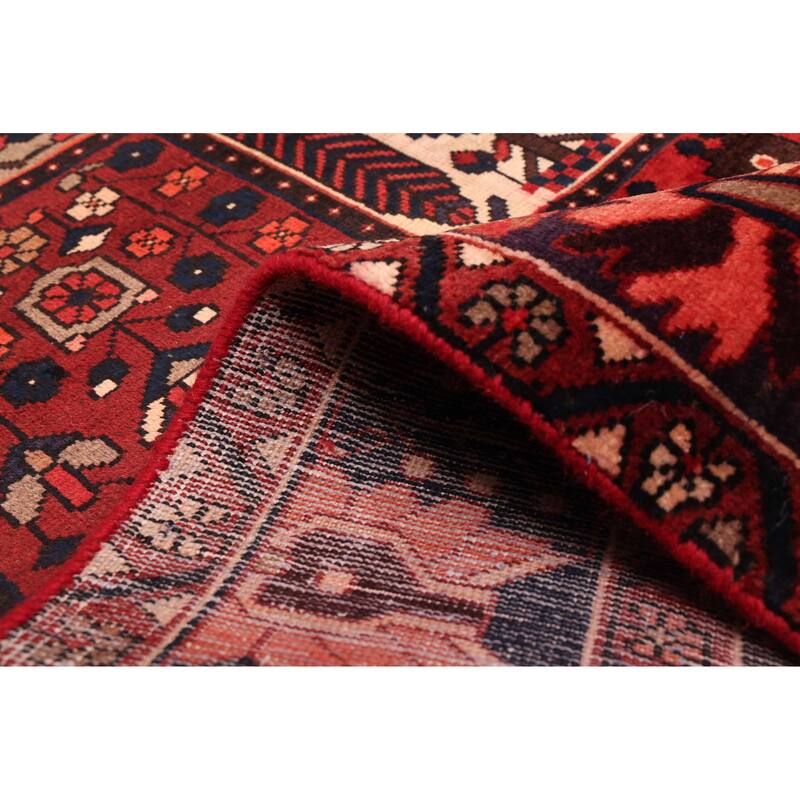 ECARPETGALLERY Hand-knotted Kayseri Vintage Red Wool Rug - 4'11 x 8'6
