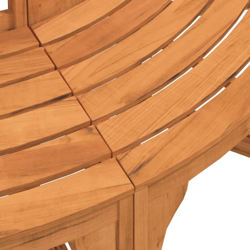 vidaXL Tree Bench Reddish Brown Solid Eucalyptus Wood