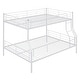 preview thumbnail 27 of 31, Full XL Over Queen Bunk Bed, Save Space or Split Into 2 Beds, Black