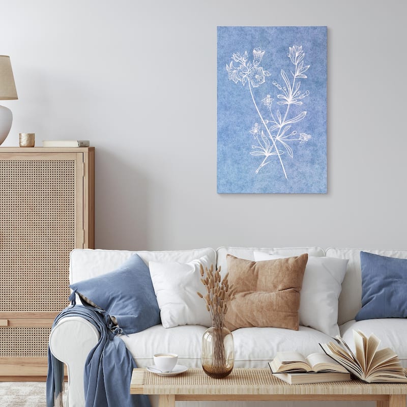 American Art Decor Wildflowers I Box Top Wall Art Print