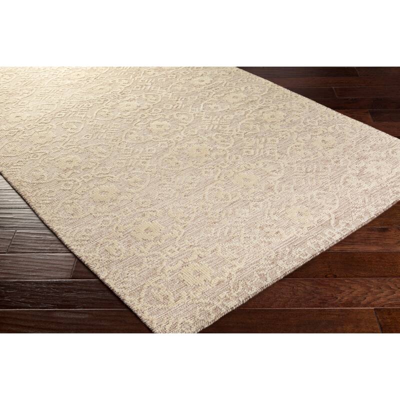 Hand-Knotted Forbach Wool/Cotton Area Rug