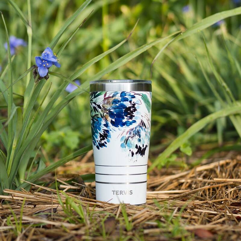 Tervis Traveler Kelly Ventura Protea Triple Walled Insulated Travel Tumbler, Stainless Steel - 20oz