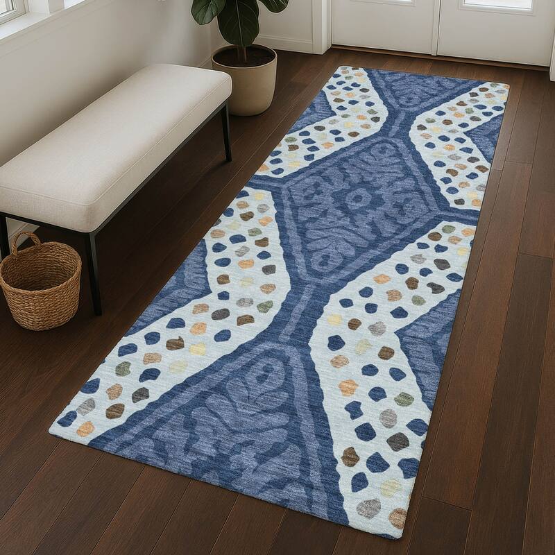 Machine Washable Indoor/ Outdoor Global Nipsey Chantille Rug