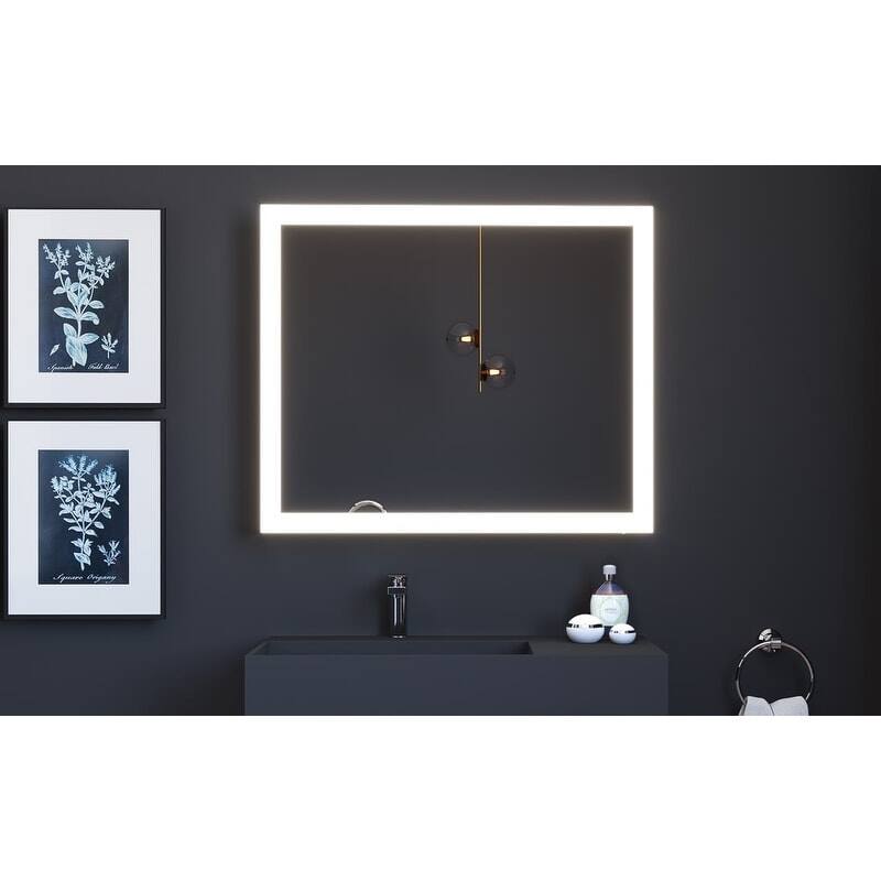 Smart Angelina Voice Controlled LED Decorative Bathroom and Vanity Mirror