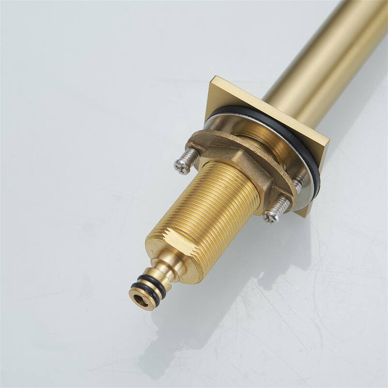 8 Inch Widespread Bathroom Sink Faucet with Drain Assembly Brass Modern 3 Hole Bathroom Basin Vanity Faucets