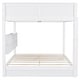 preview thumbnail 18 of 20, Queen Over Queen Bunk Bed, Wood Bunk Bed with Storage Cabinets and Charging Station