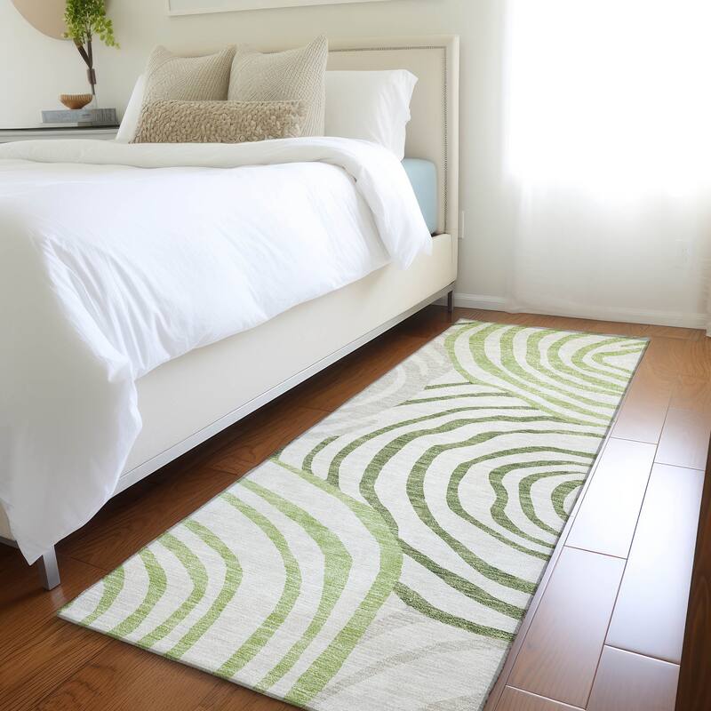 Machine Washable Indoor/ Outdoor Chantille Contemporary Dimensions Rug