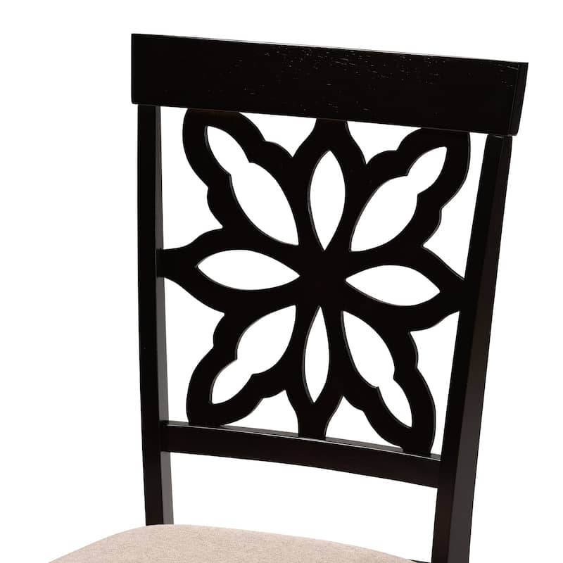 Dallas Modern and Contemporary Wood 7-Piece Dining Set