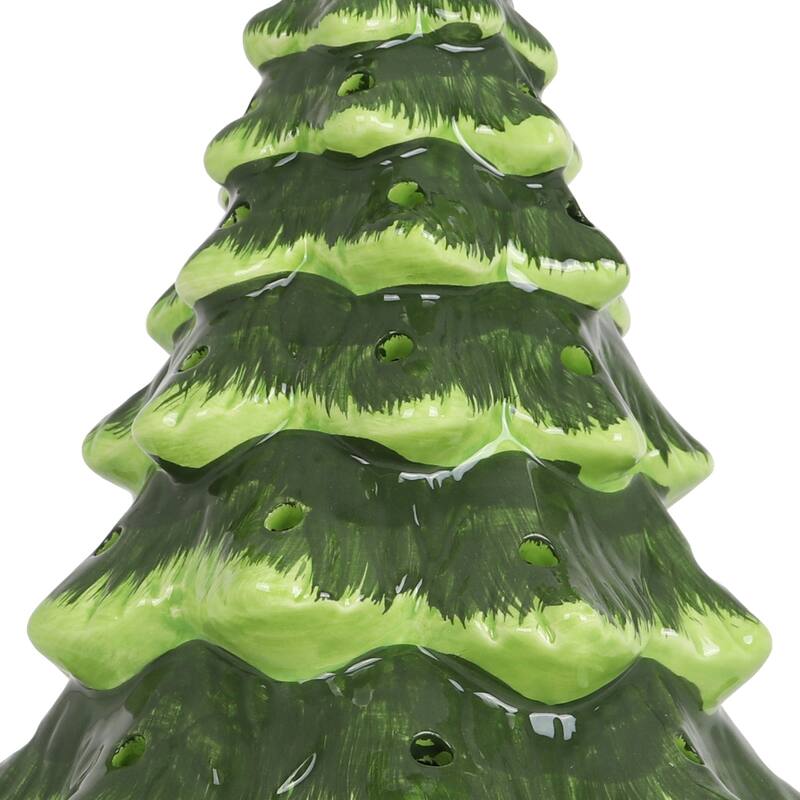 Blank Green Ceramic Christmas Tree