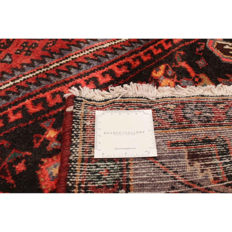 ECARPETGALLERY Hand-knotted Andelz Red Wool Rug - 4'10 x 7'3