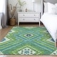 preview thumbnail 15 of 127, Machine Washable Indoor/ Outdoor Global Boho Chantille Rug
