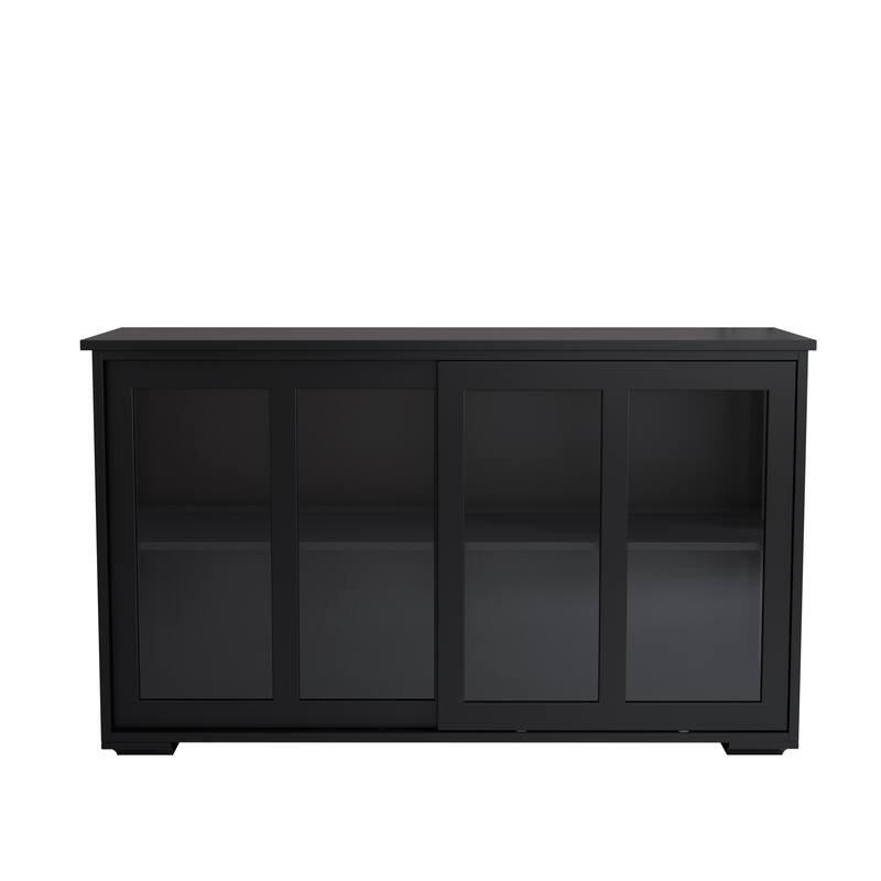 Black Kitchen Storage with Glass Door Bed Bath & Beyond