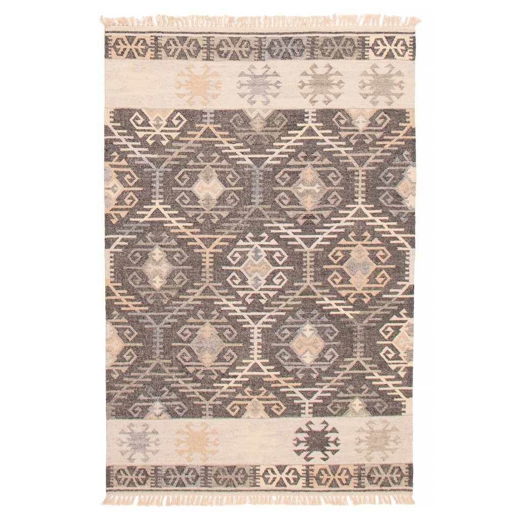 Ankara Grey Kilim 5'0" x 7'11" - 5'0 x 7'11
