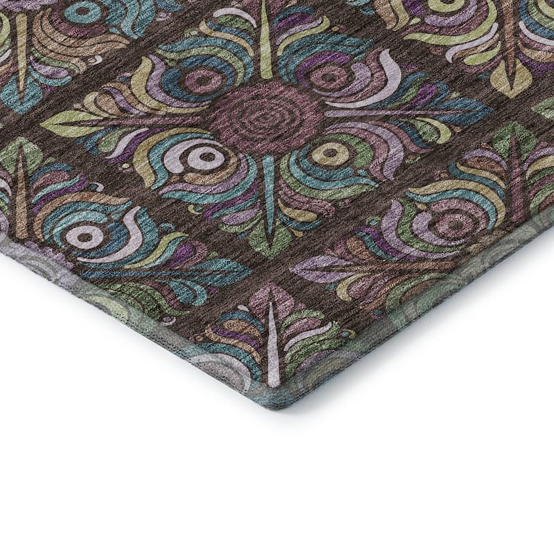 Premium Washable Super Soft Mosaic Panel Mayfield Rug