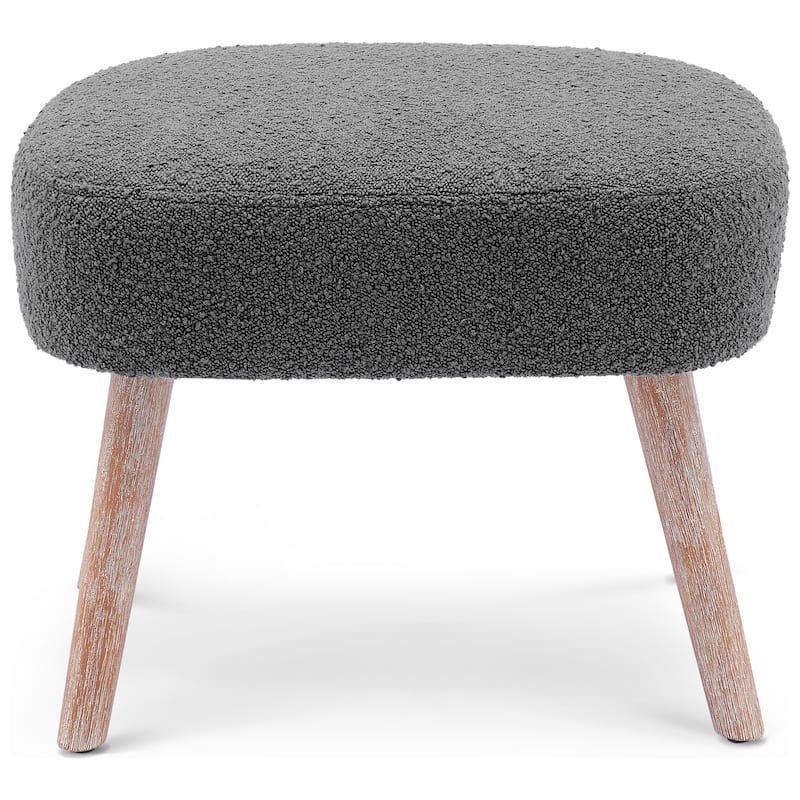 Boucle Polyester Upholstered Living Room Set - Stain Resistant (2-Piece Set)