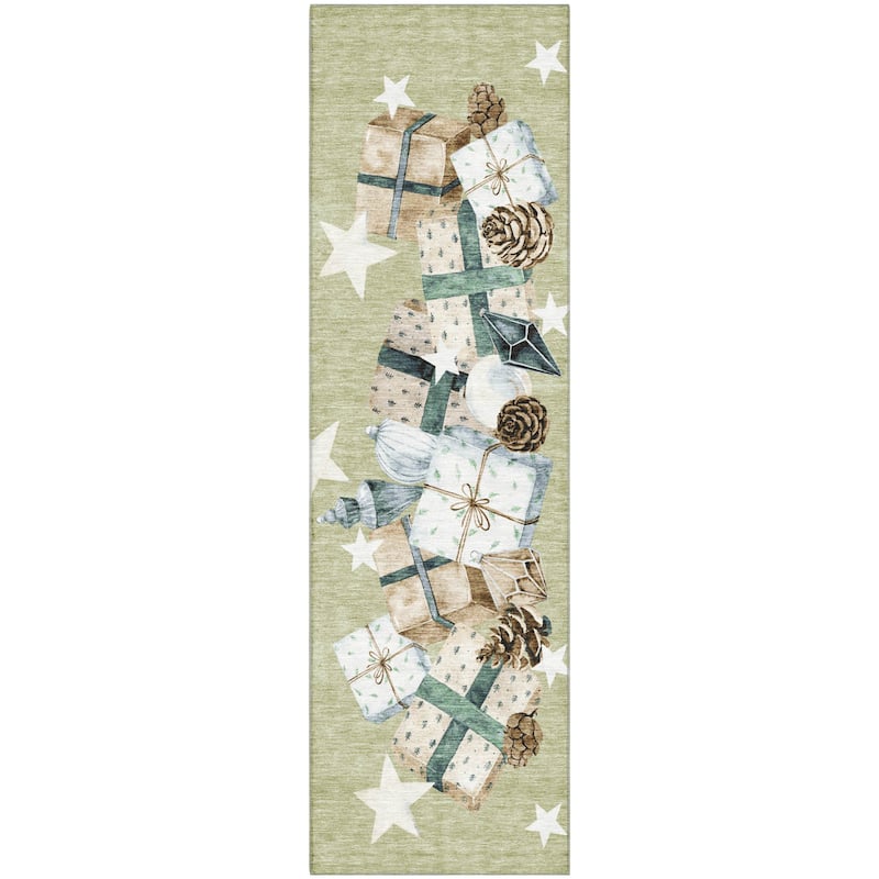 Premium Washable Super Soft Christmas Presents Mayfield Rug
