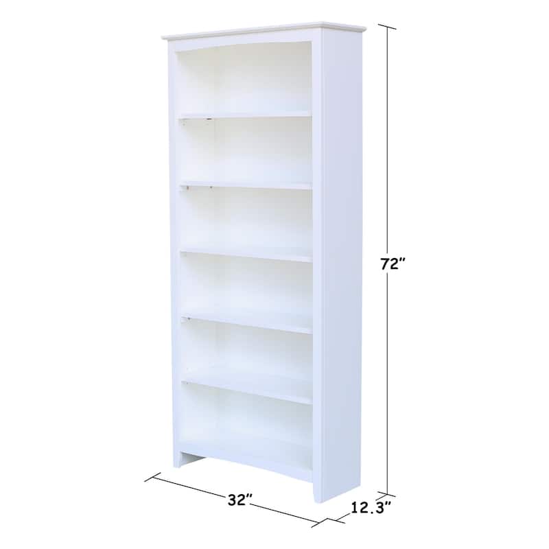 Porch & Den Solid Wood Shaker Bookcase