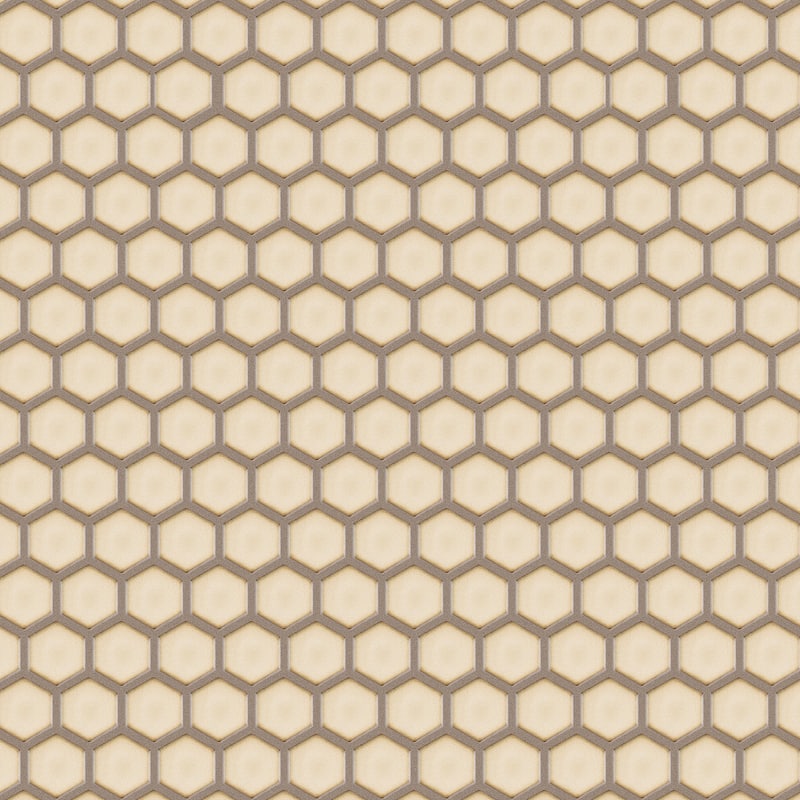 Merola Tile Hudson Due 2" Hex Caffe 10-7/8" x 12-5/8" Porcelain Mosaic Floor and Wall Tile