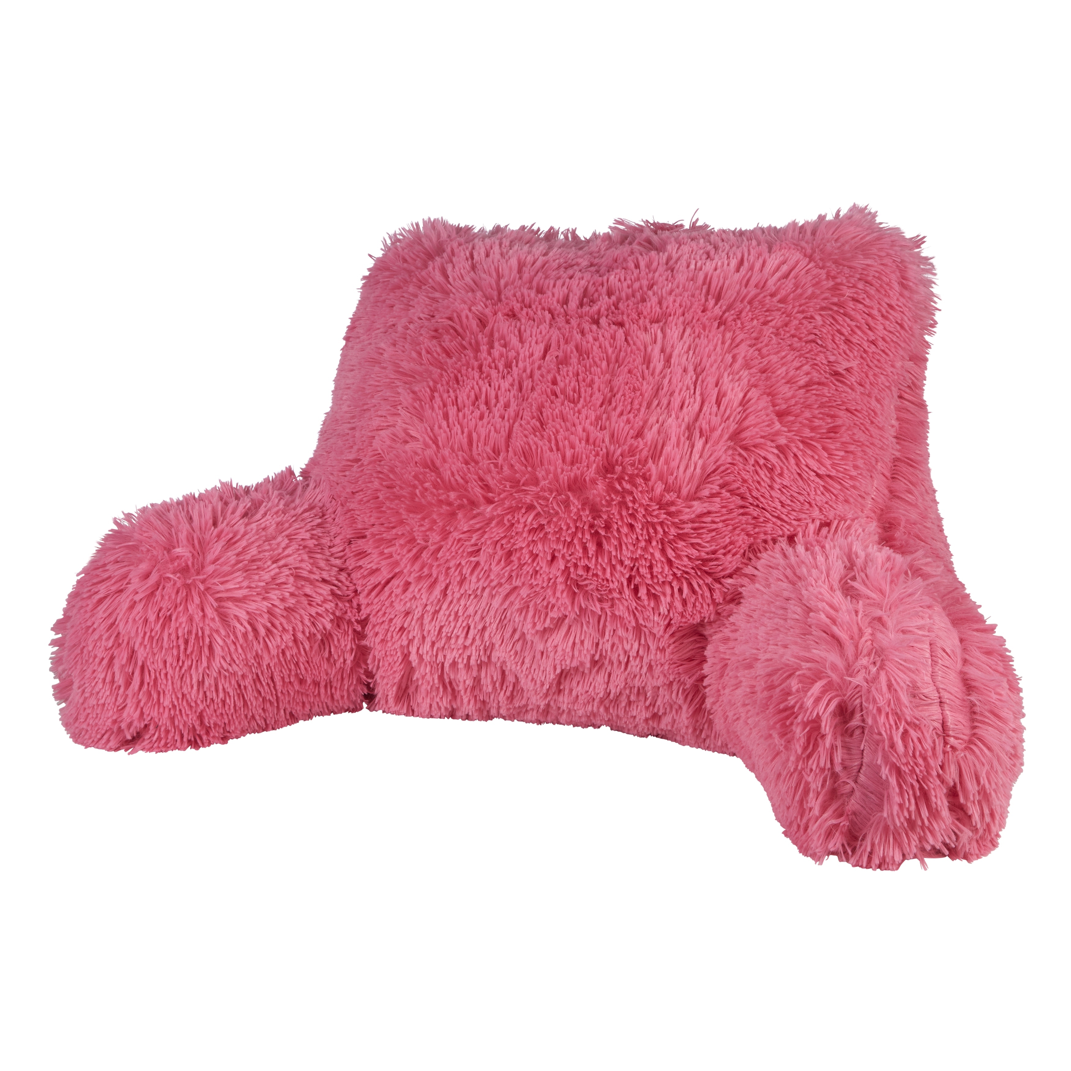Pink bed rest pillow top