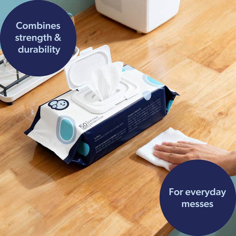 happimess, All-Purpose Thick Heavy Duty Kitchen Cleaning Wipes Bleach Free