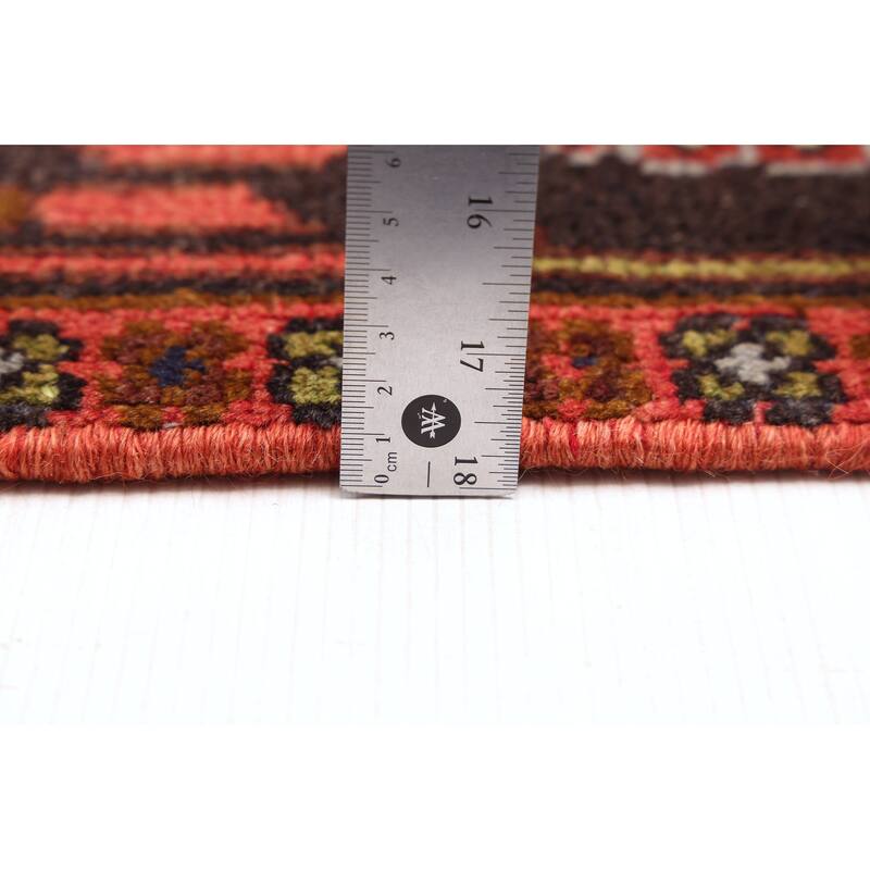 ECARPETGALLERY Hand-knotted Sarabi Dark Red Wool Rug - 6'6 x 9'2