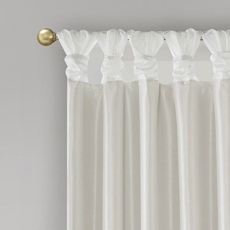 Twist Tab Total Blackout Window Curtain Panel 50x84" Blackout