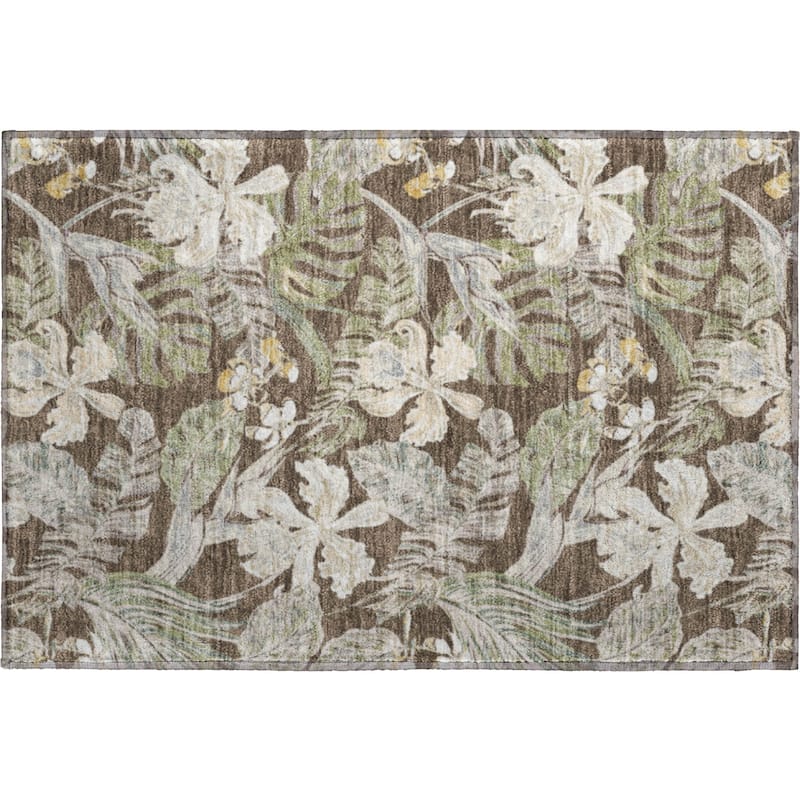 Premium Washable Super Soft Tropical Paradise Mayfield Rug