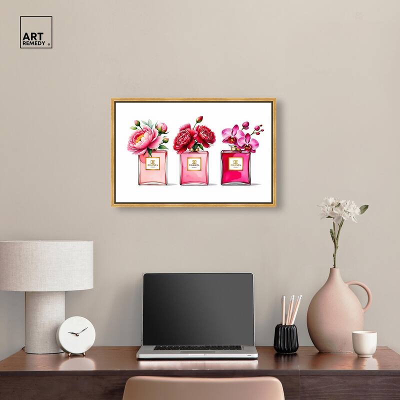 Fragrant Florals Canvas by Art Remedy