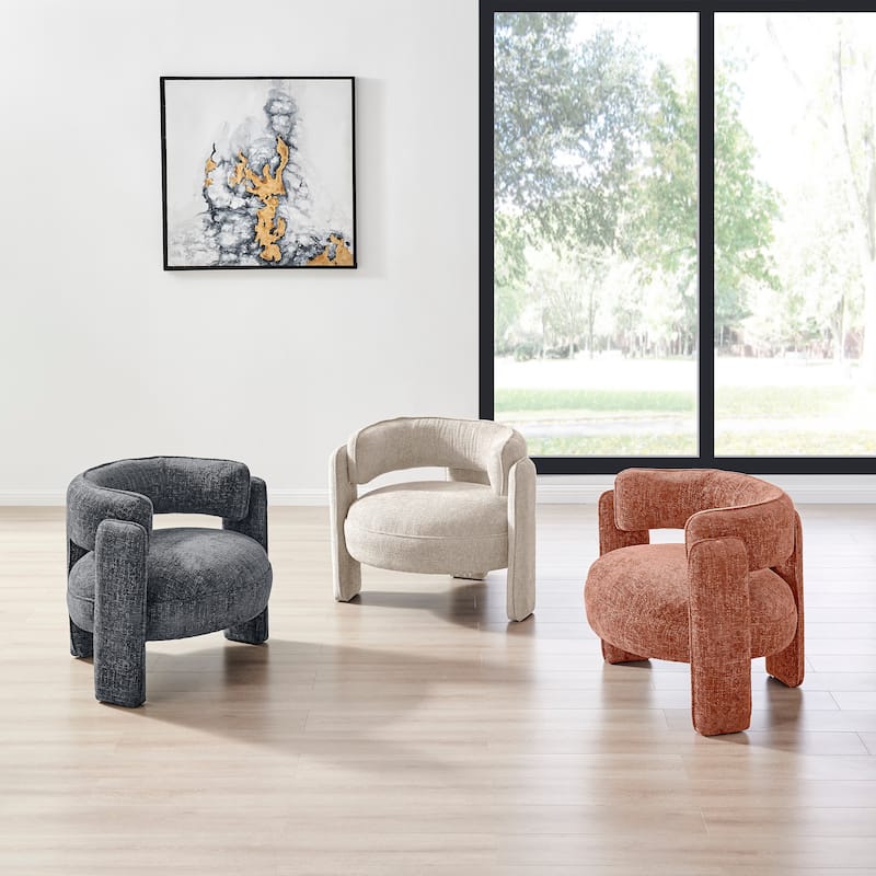 NPD Furniture Rebecca Fabric Accent Arm Chair