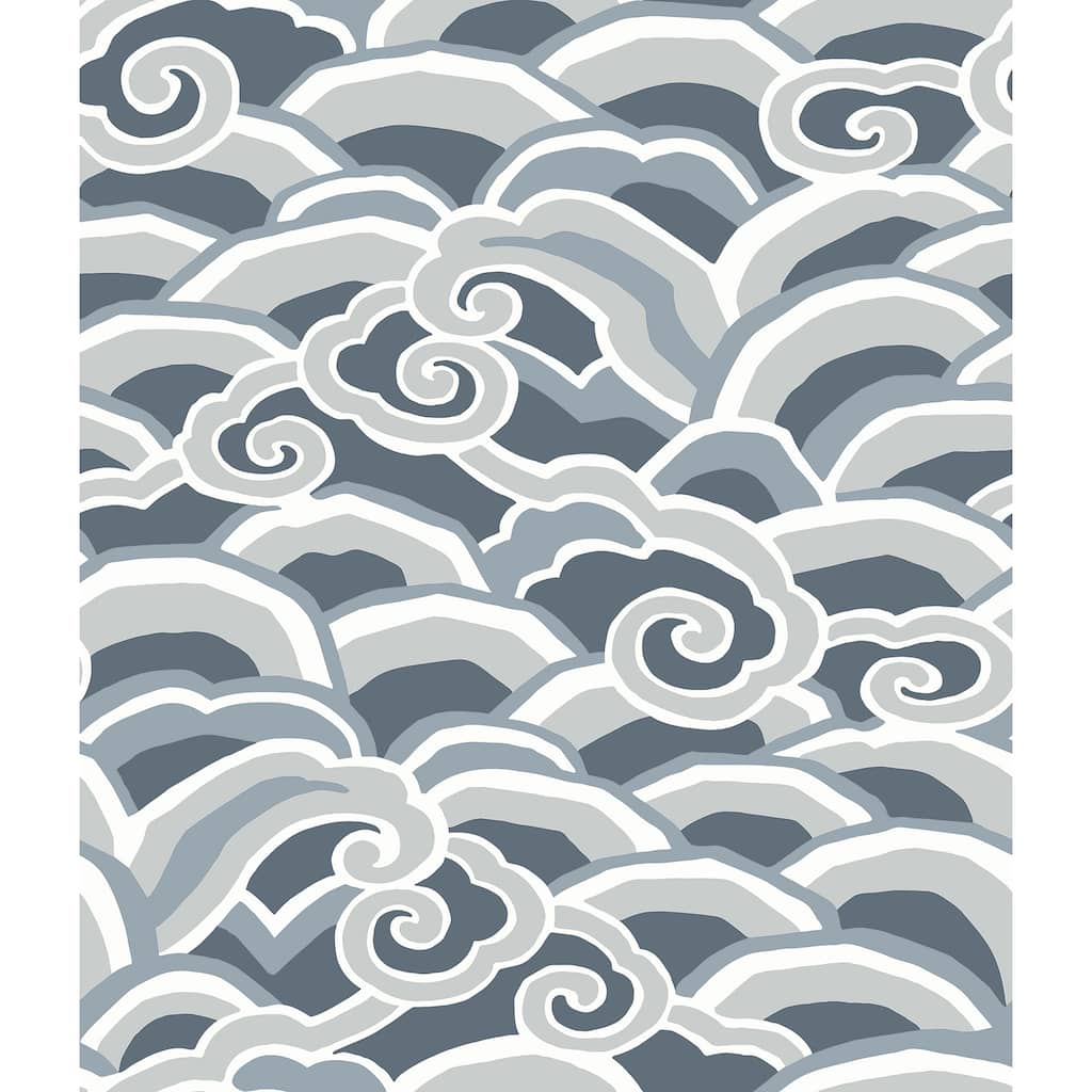 A-Street Prints Denim Denim Decowave Wallpaper