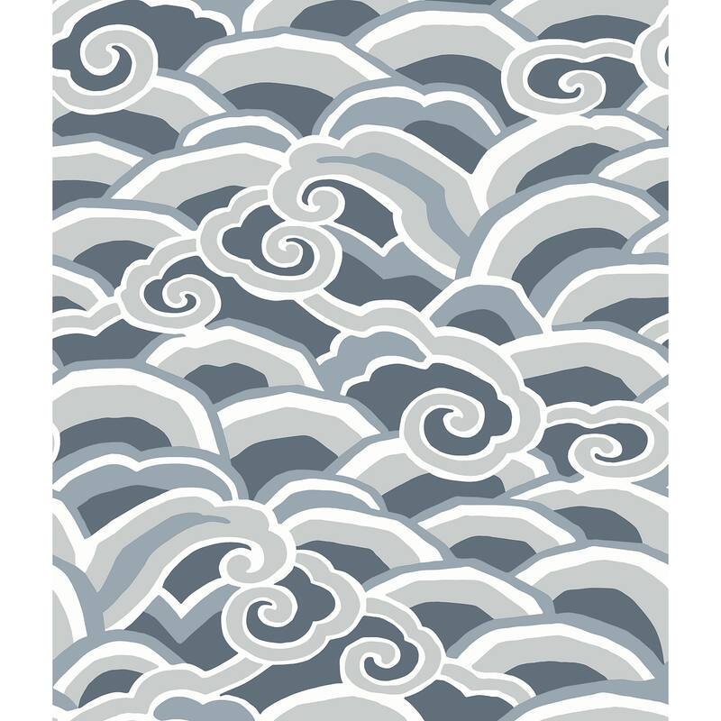 A-Street Prints Denim Denim Decowave Wallpaper