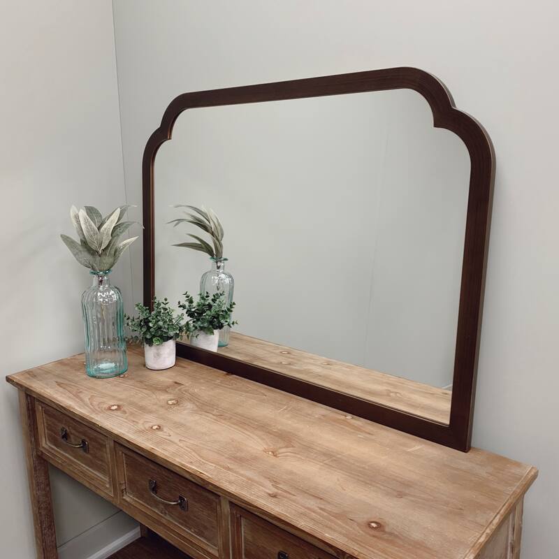 Tyler Framed Mantel Mirror - Clover Cathedral - 38.4x27.4