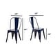 preview thumbnail 86 of 116, Industrial Metal 18 Inch Stackable Dining Chair Set
