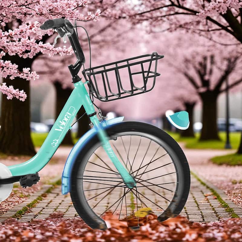 20 Inch Kids Bike for Boys & Girls, Single Speed Bicycle with Coaster Brake, V-Brake & Rear Rack