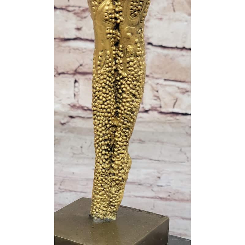 Art Deco Bronze Chiparus Starfish Dancer Etoile La Mer Statue Sculpture Figure Gold 19 Inches X 5 Inches